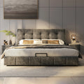 Lit “SIKA” en tissu haute gamme et design volumineux